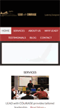 Mobile Screenshot of leadwithcourage.com